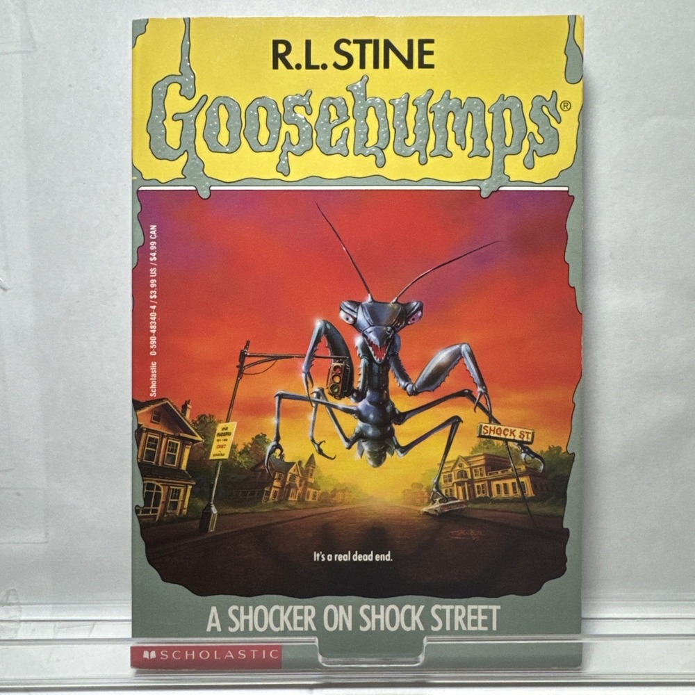 Goosebumps A Shocker on Shock Street R.L. Stine 1st Print 1995 Scholastic PB